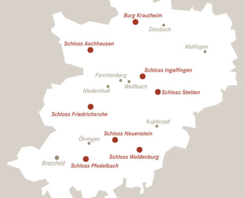 Hohenlohekreis - Schlösser. Burgen. Ruinen.