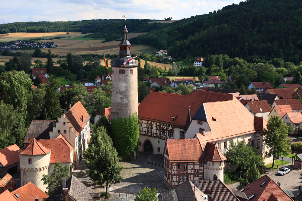 Kurmainzisches Schloss (Tauberbischofsheim) (Schloss Tauberbischofsheim, Burg Bischofsheim) im Main-Tauber-Kreis