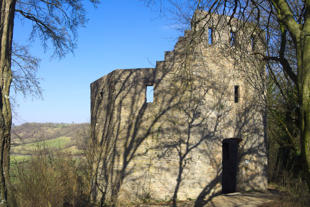 Burgruine Geyersburg (Gartenheuslin) im Landkreis Schwäbisch Hall