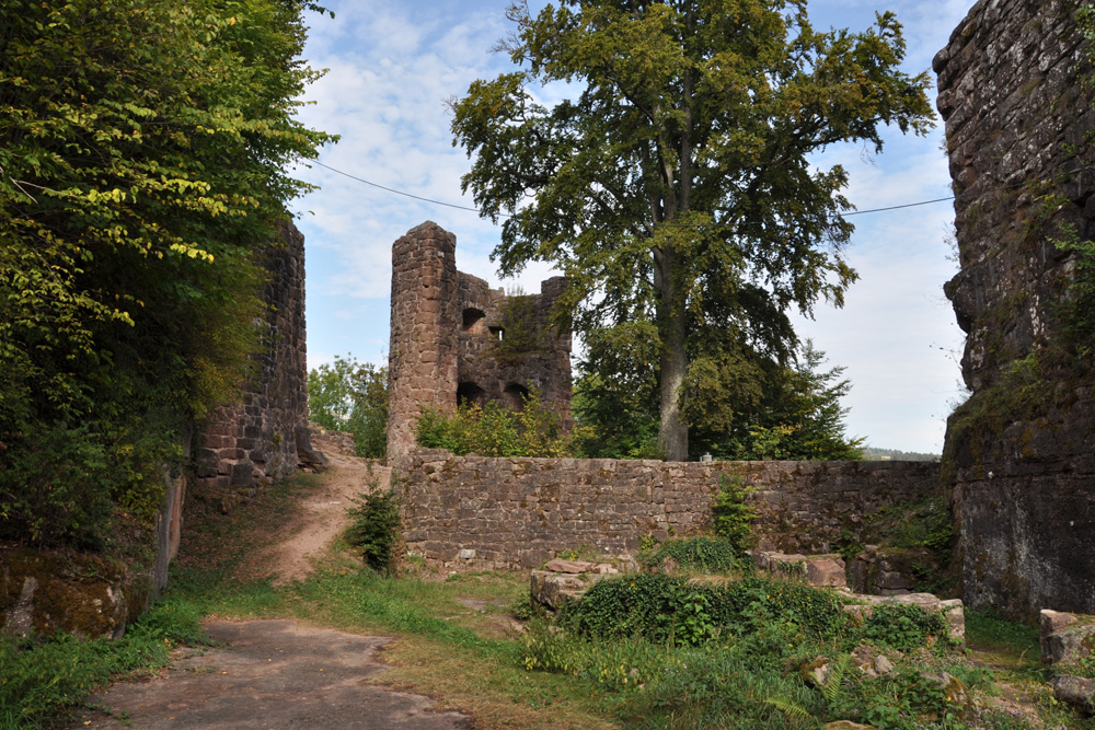 Ruine Hohenschramberg (Schramberg, Nippenburg) im Landkreis Rottweil