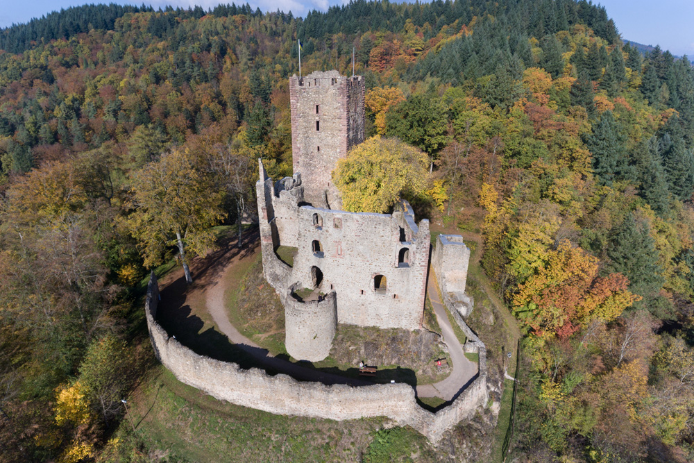 Kastelburg (Waldkirch) im Landkreis Emmendingen