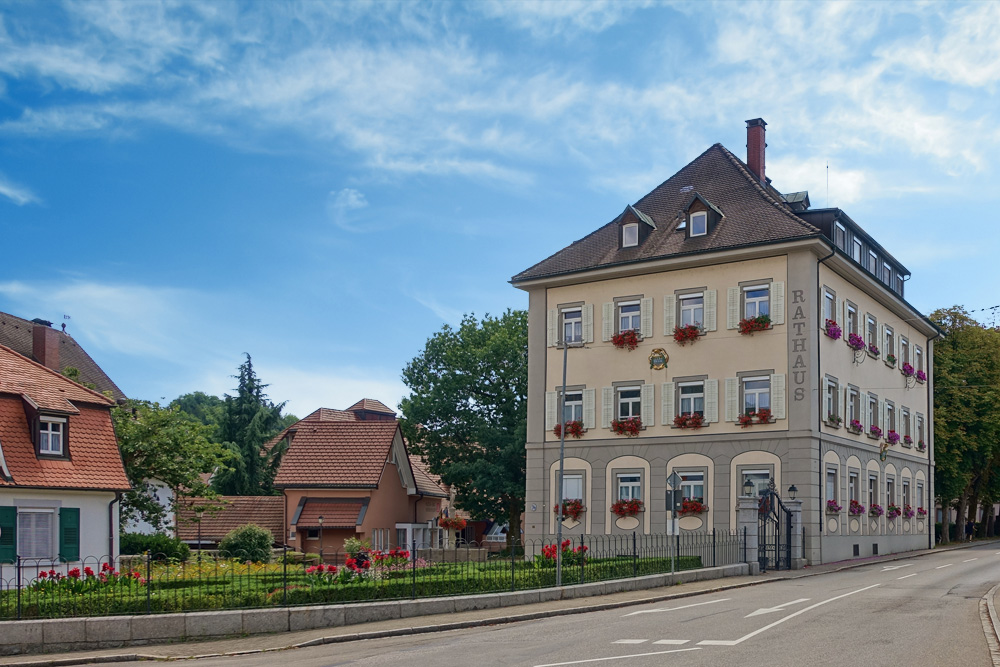 Neues Schloss Wehr (Schönausches Schloss) im Landkreis Waldshut