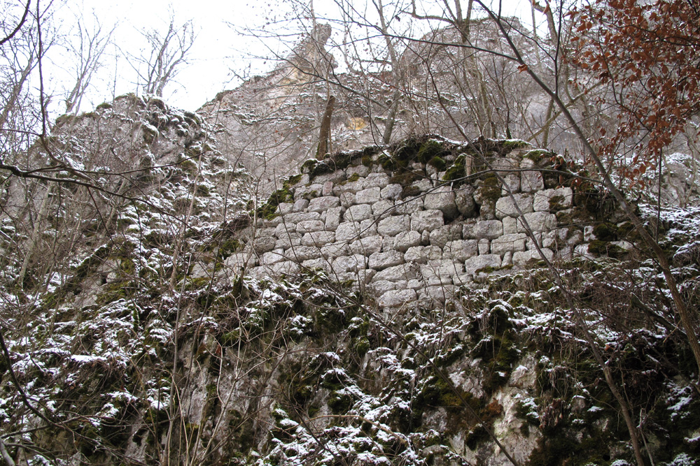 Burgruine Stiegelesfels im Landkreis Tuttlingen