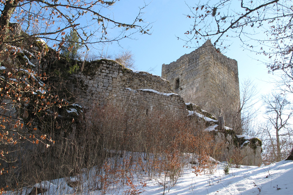 Burgruine Kallenberg im Landkreis Tuttlingen