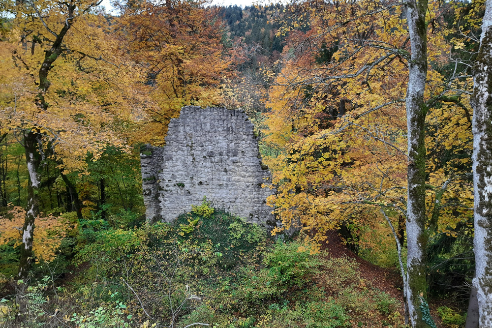 Burgruine Kraftstein im Landkreis Tuttlingen