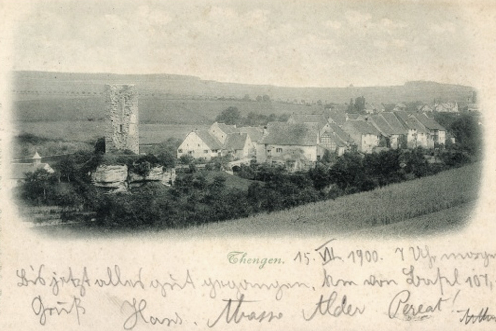 Burgruine Tengen (Hinterburg, Burg Hintertengen) im Landkreis Konstanz