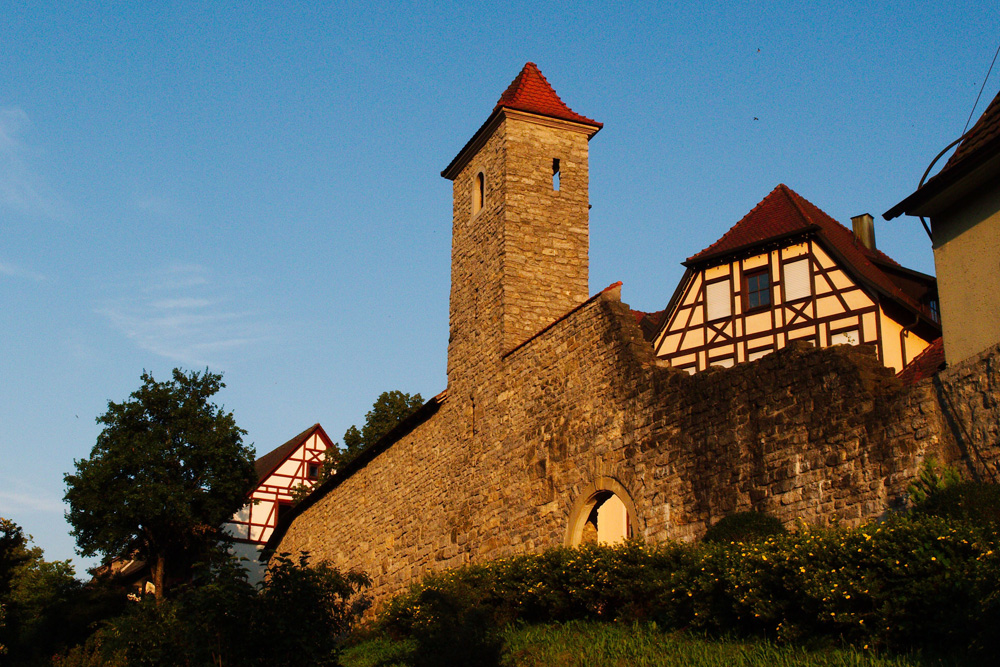 Stadtbefestigung Forchtenberg im Hohenlohekreis