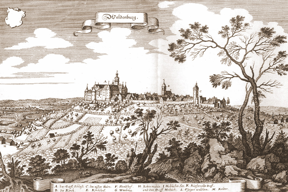 Stadtbefestigung Waldenburg (Württemberg) im Hohenlohekreis