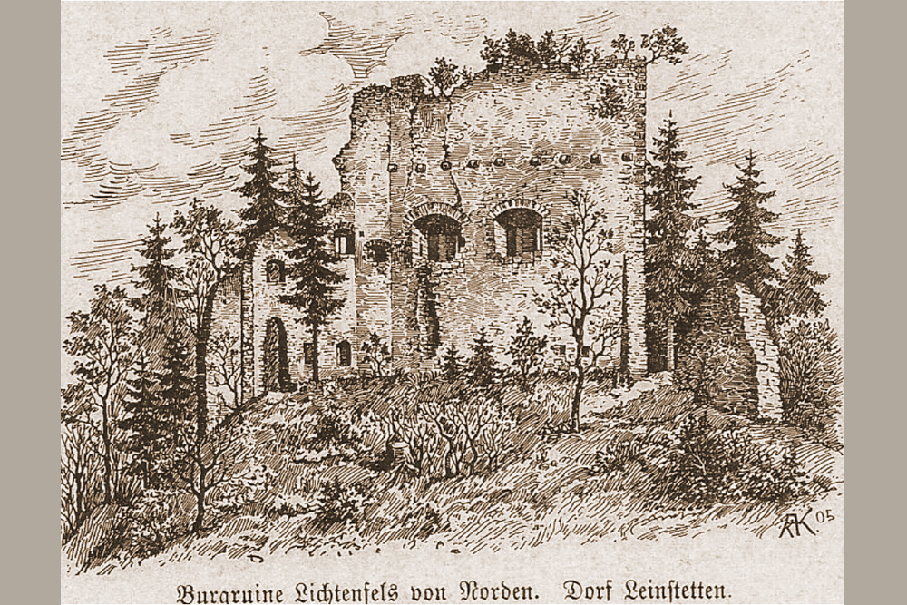 Burgruine Lichtenfels (Dornhan) im Landkreis Rottweil