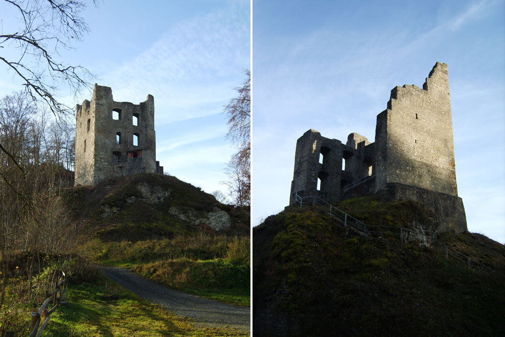 Burgruine Herrenzimmern (Untere Burg) im Landkreis Rottweil