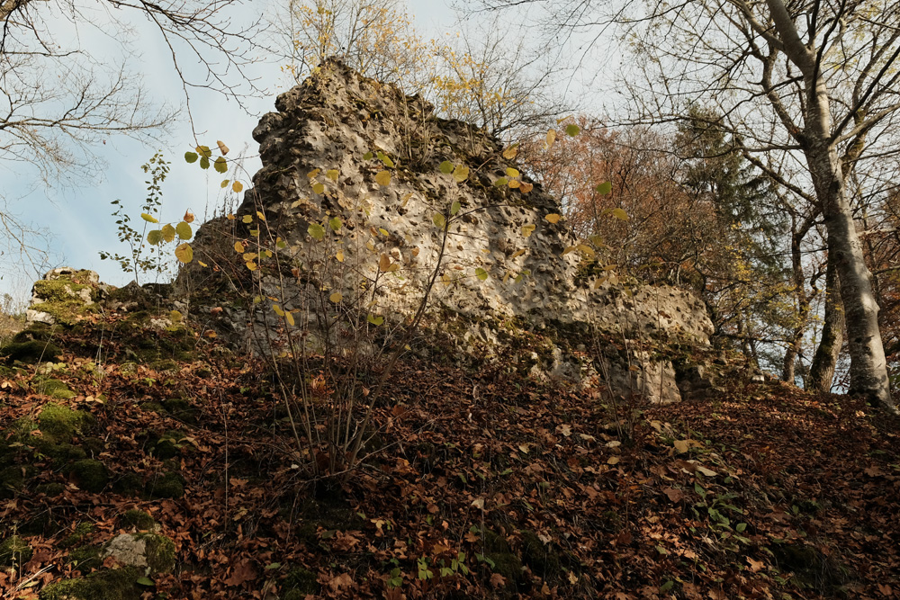 Burgruine Kraftstein im Landkreis Tuttlingen