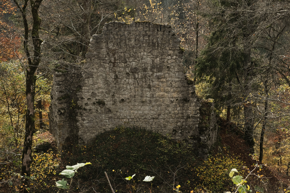 Burgruine Kraftstein im Landkreis Tuttlingen