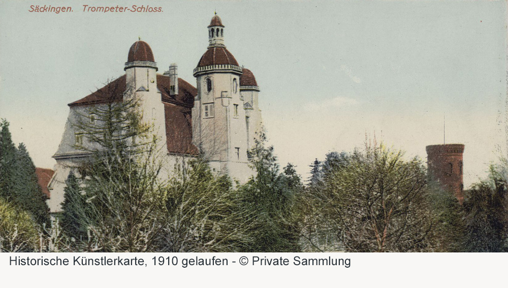 Schloss Schönau (Schönauer Schloss, Schloss Säckingen, Trompeterschlösschen) im Landkreis Waldshut