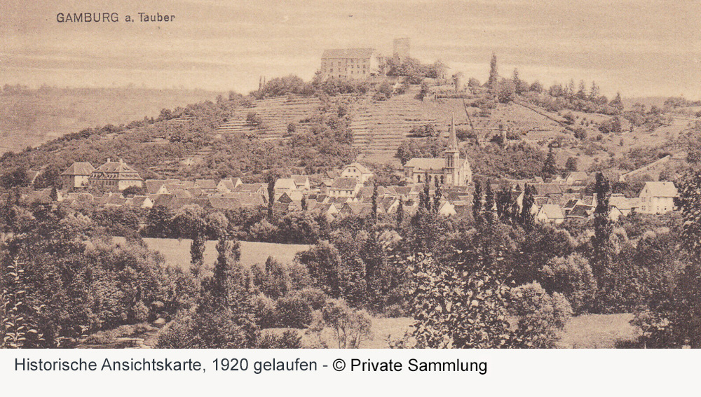 Burg Gamburg (Gamburg) im Main-Tauber-Kreis