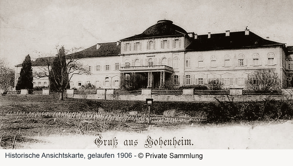 Schloss Hohenheim in der Landeshauptstadt Stuttgart