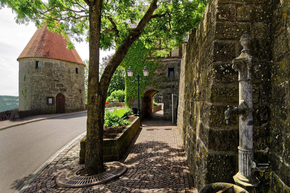 Stadtbefestigung Waldenburg (Württemberg) im Hohenlohekreis