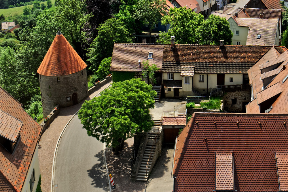 Stadtbefestigung Waldenburg (Württemberg) im Hohenlohekreis