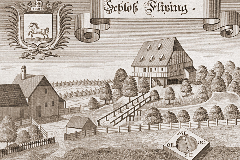 Schloss Flitzing (Wasserburg Flitzing) im Landkreis Freising