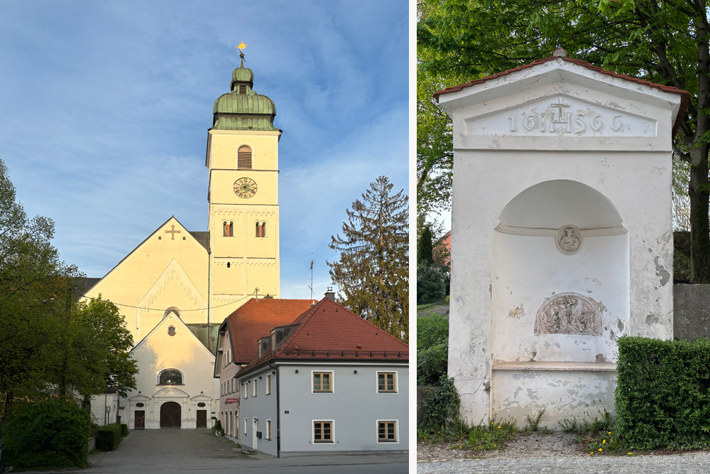 Burg Ebersberg im Landkreis Ebersberg - Klosterkirche St. Sebastian