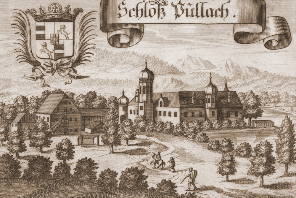 Schloss Pullach (Wasserschloss) im Landkreis Rosenheim