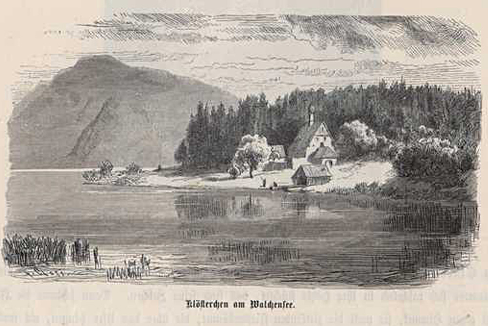 Kloster Walchensee („Klösterl“) im Landkreis Bad Tölz-Wolfratshausen