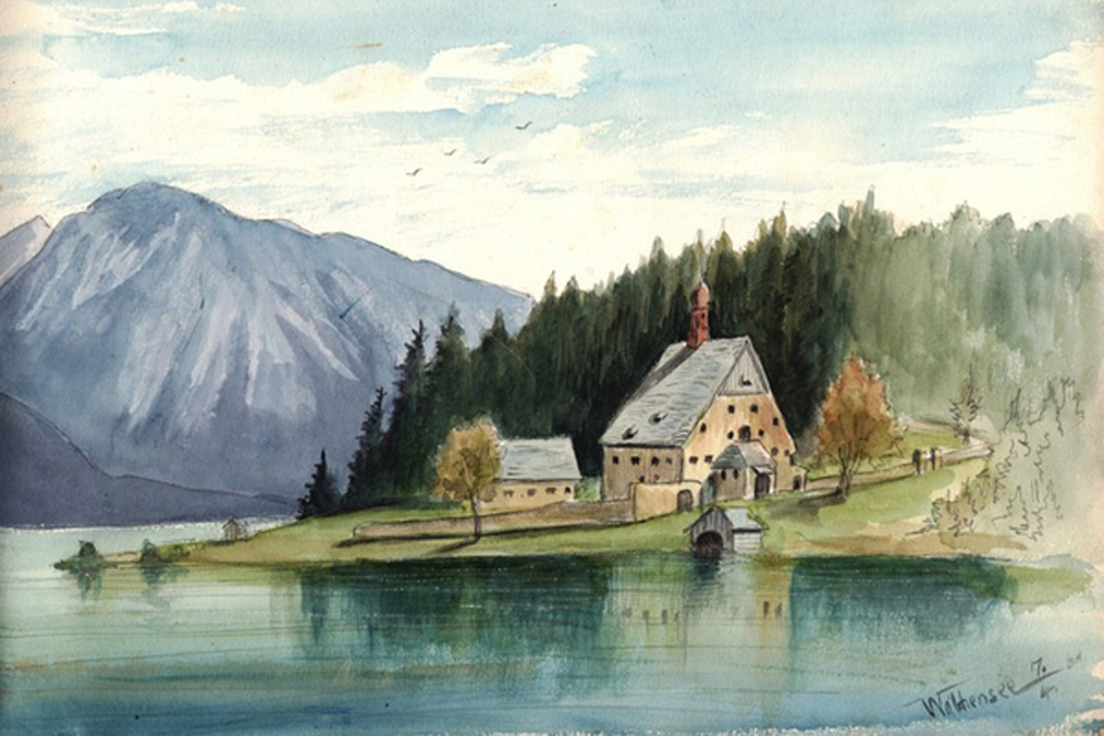 Kloster Walchensee („Klösterl“) im Landkreis Bad Tölz-Wolfratshausen