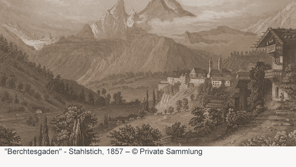 Königliches Schloss Berchtesgaden (Ehemaliges Augustiner-Chorherrenstiftsgebäude) im Landkreis Berchtesgadener Land