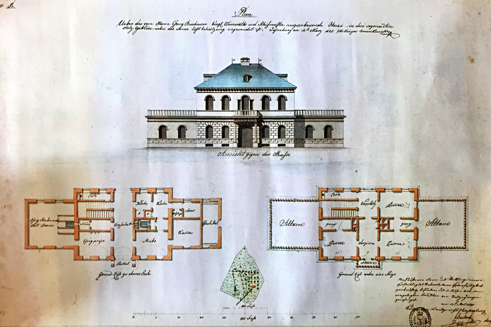 Hesse-Schlössl (Buchauer Schlösschen, Schloss Burgau) im Landkreis Rosenheim